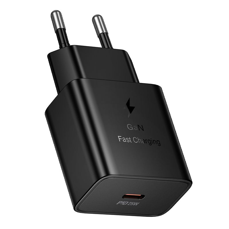 Telefono įkroviklis Hoco USB C QC PD 25W N76 juodas