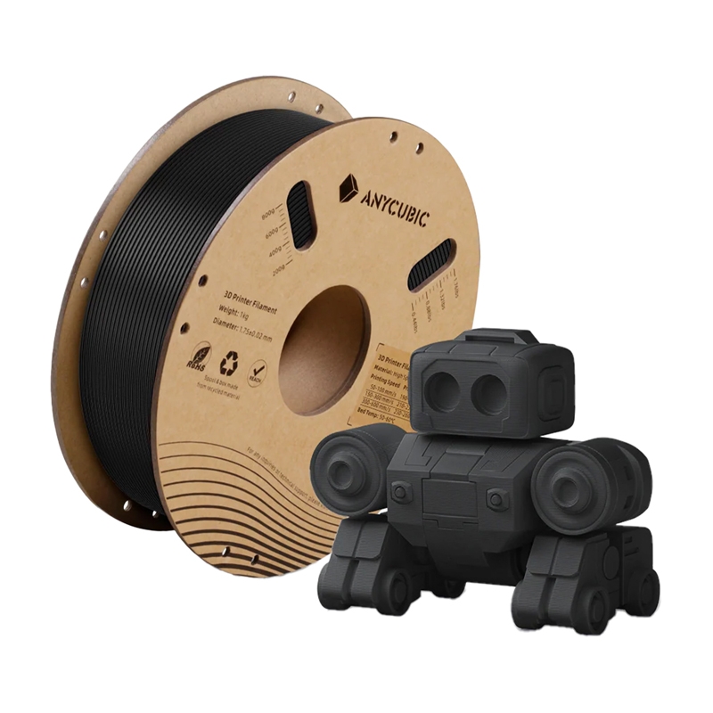 Anycubic High Speed PLA filamentas 1 KG (juodas)