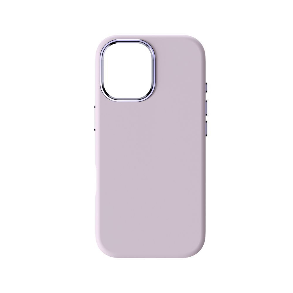 "iPhone 17" dėklas "Forcell F-Protect Frame Premium", suderinamas su "Magsafe", levandų spalvos