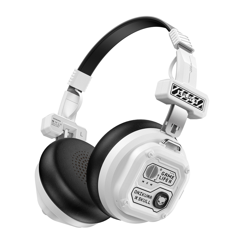 „ONIKUMA GT803“ žaidimų ausinės (baltos)