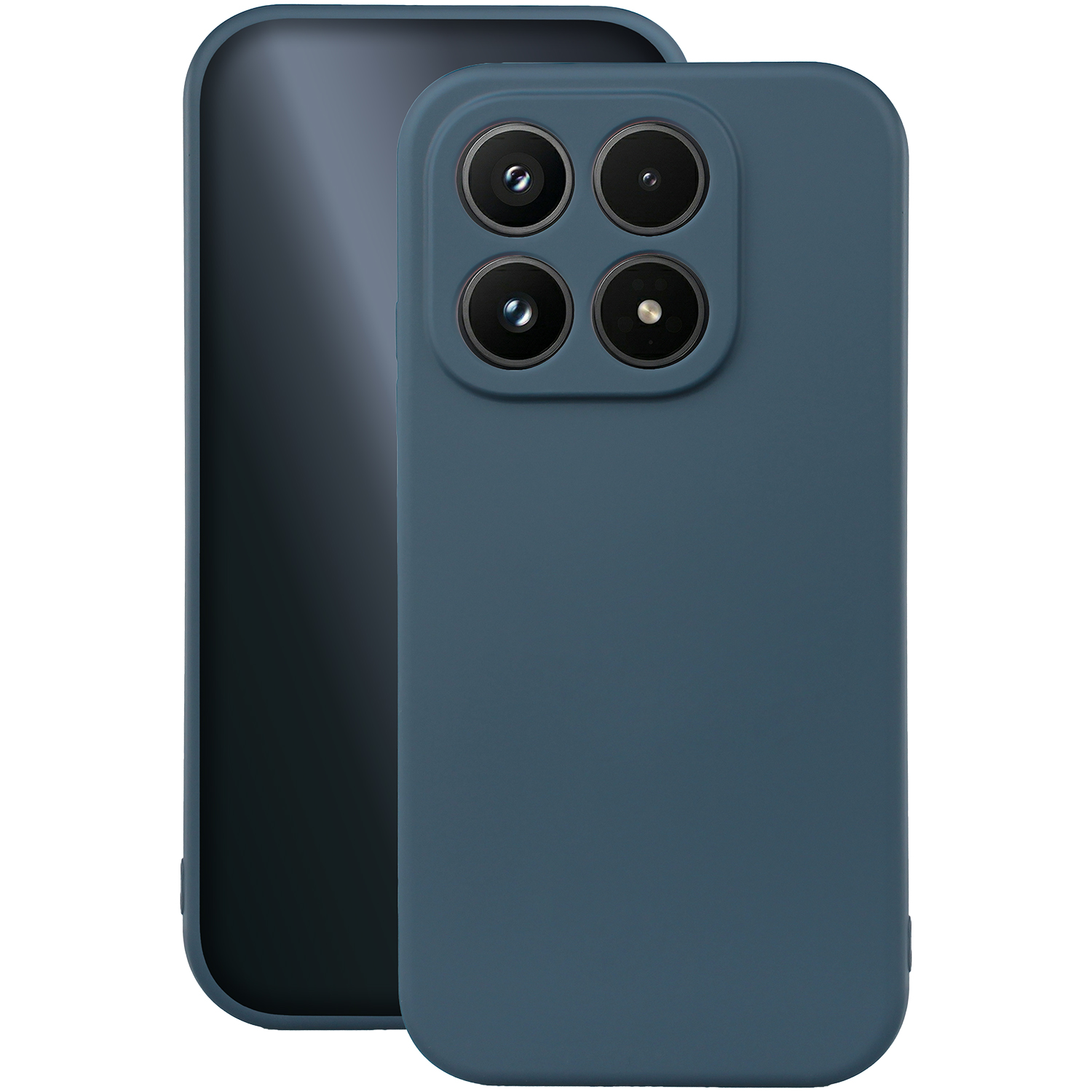 Silikoninis dėklas Xiaomi 17 tamsiai mėlynas