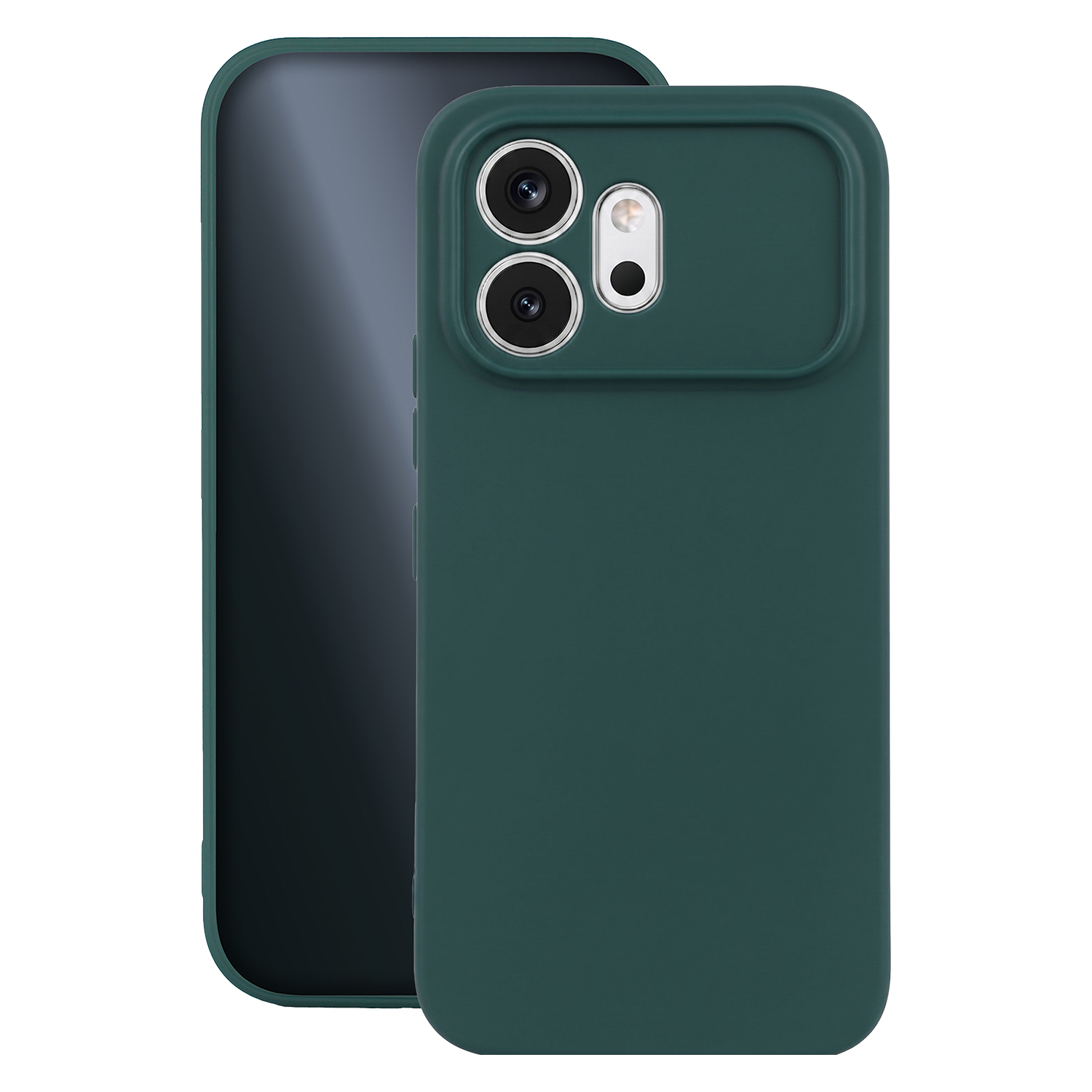 Matinis TPU dėklas Honor 600 miško žalia