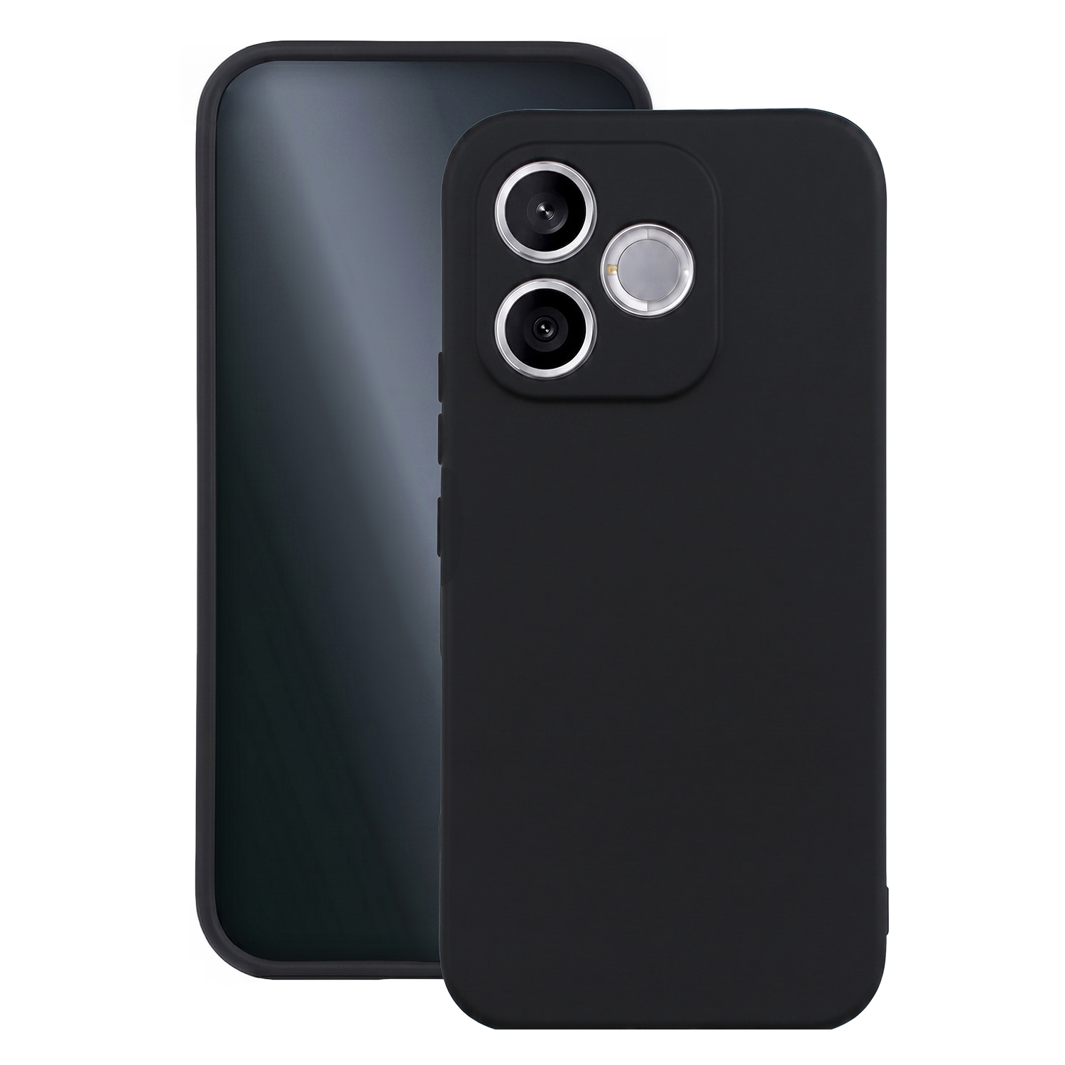 Silikoninis dėklas Honor 600 Lite juodas