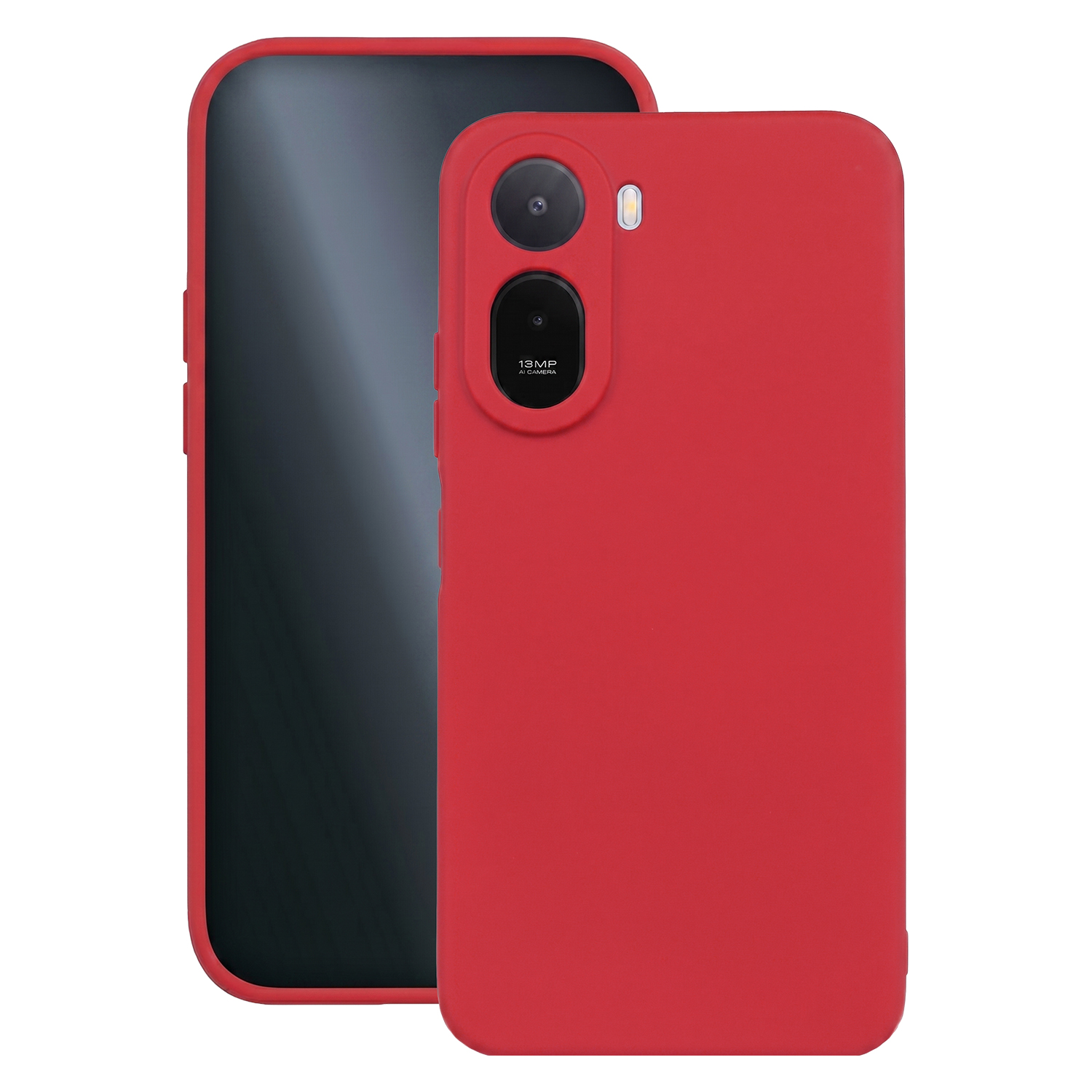 Silikoninis dėklas Xiaomi Redmi A7 Pro raudonas