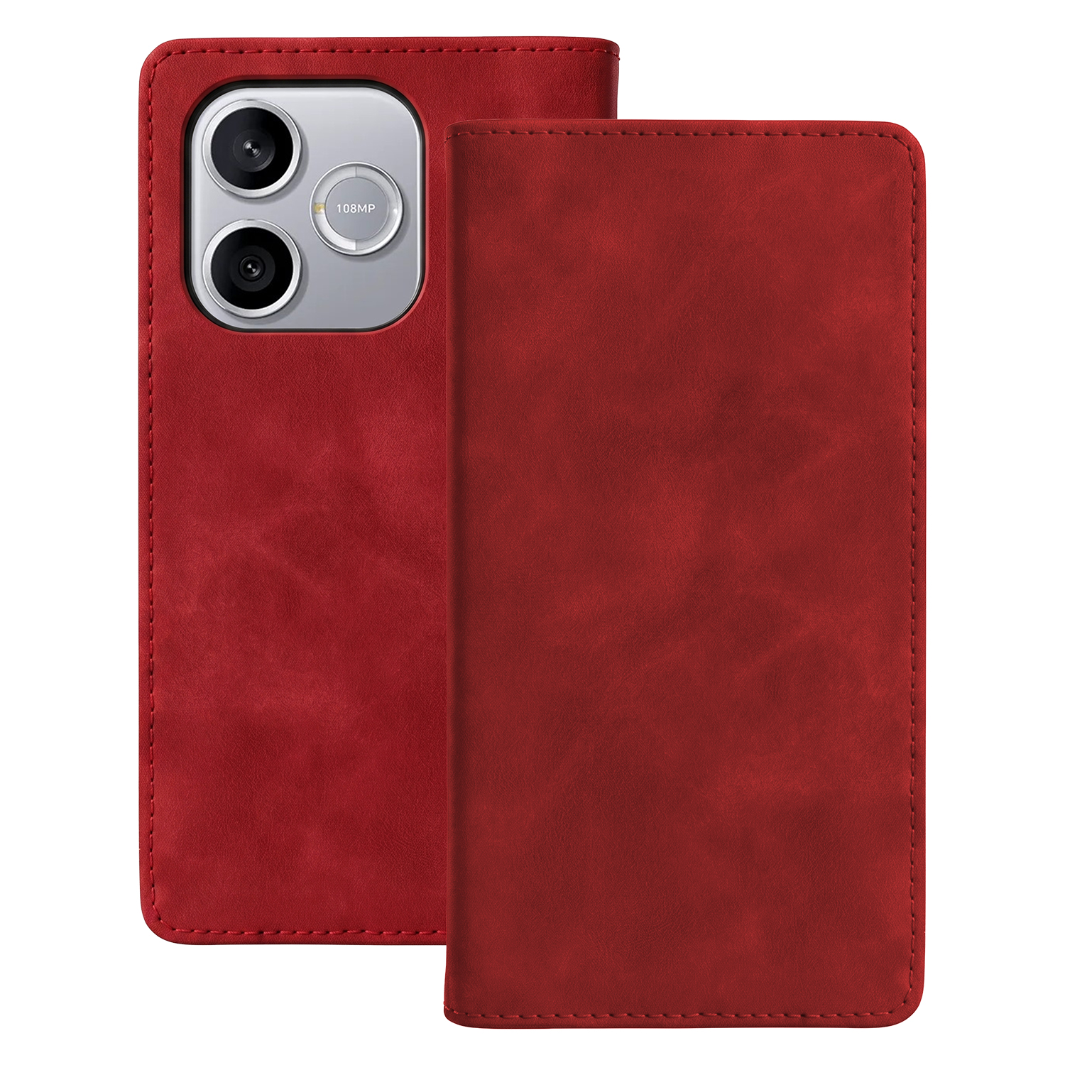 Smart Suede dėklas, skirtas Honor 600 lite, bordo