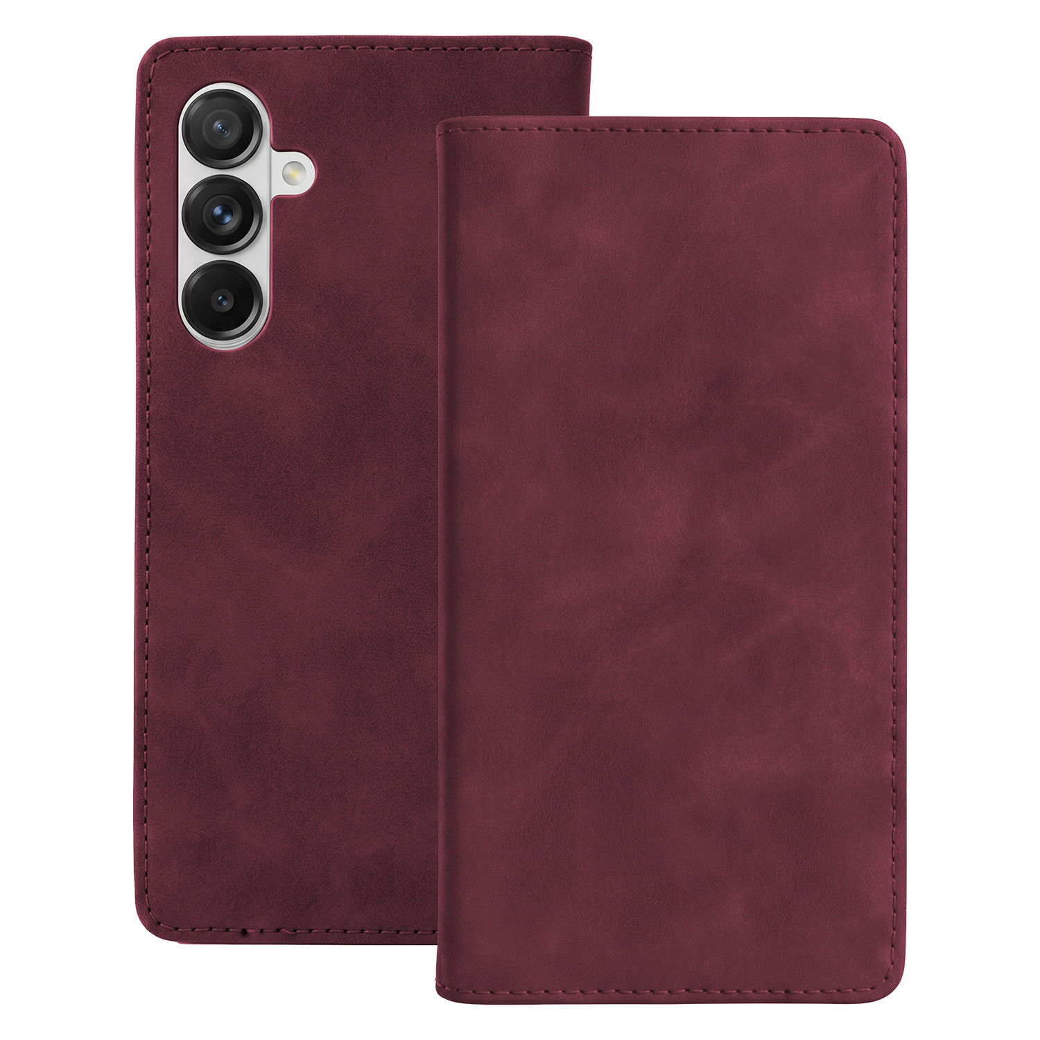 Smart Suede dėklas Samsung Galaxy A16 5G bordo