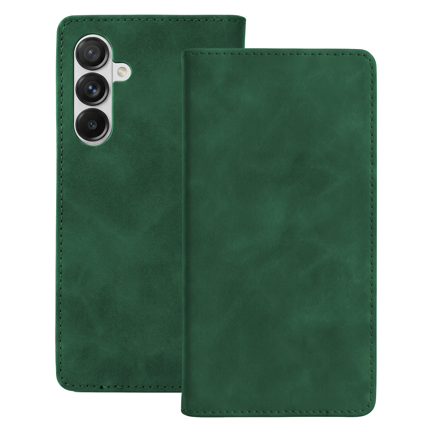 Smart Suede dėklas, skirtas Samsung Galaxy A16 5G, žalias