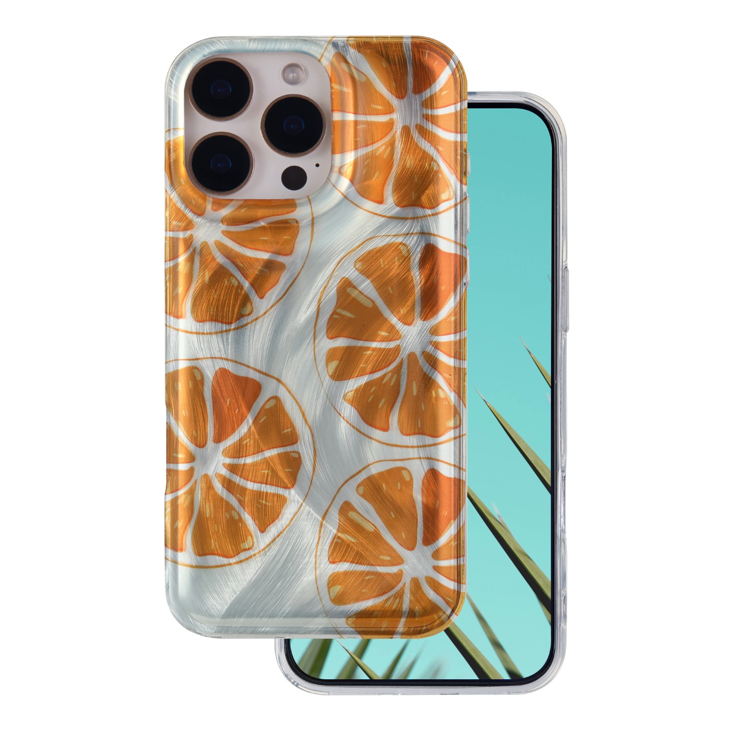 Ultra Trendy Summer dėklas iPhone 15 Pro 6,1" oranžinis