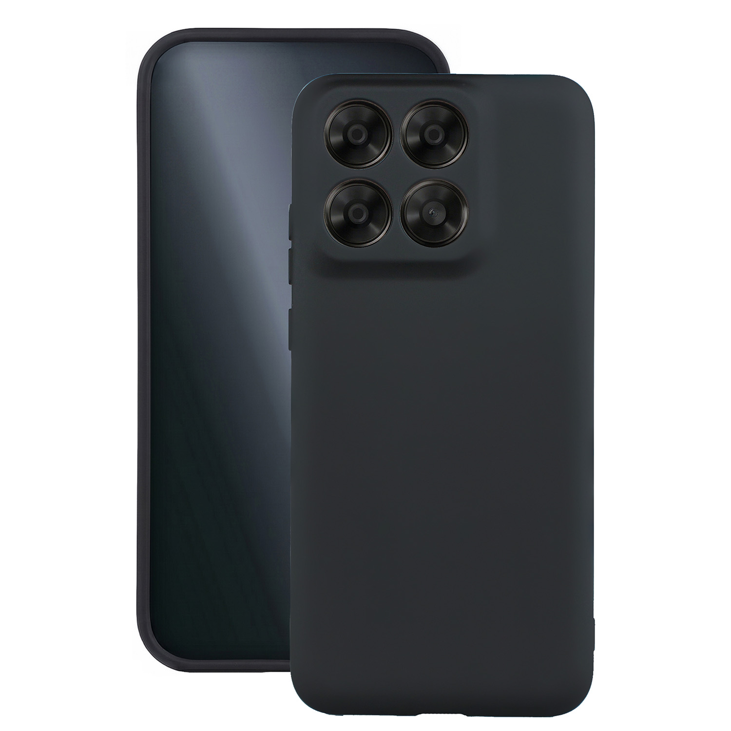 Silikoninis dėklas Motorola Edge 70 Fusion juodas