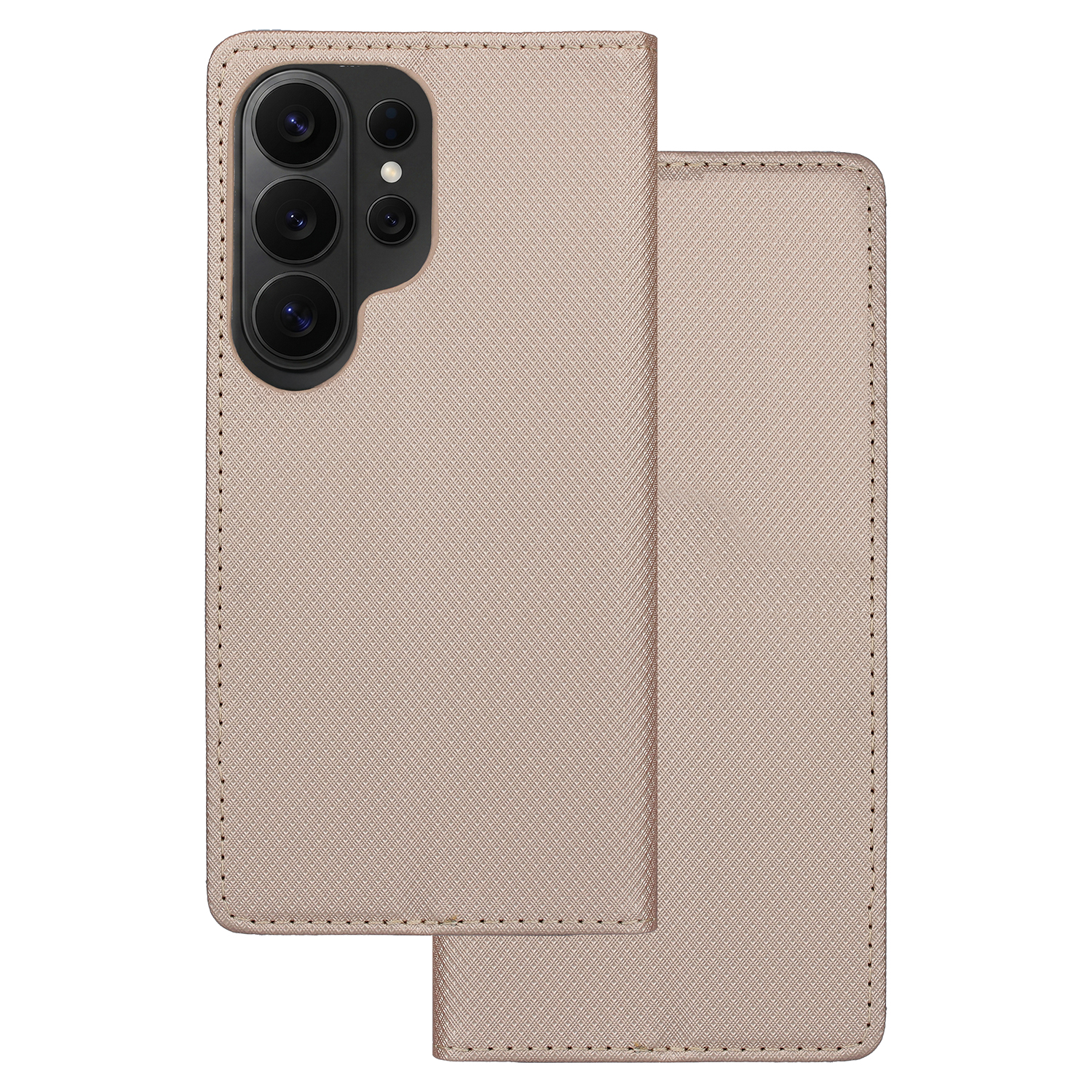 Išmanusis magnetinis dėklas telefonui Samsung Galaxy S26 Ultra auksinis