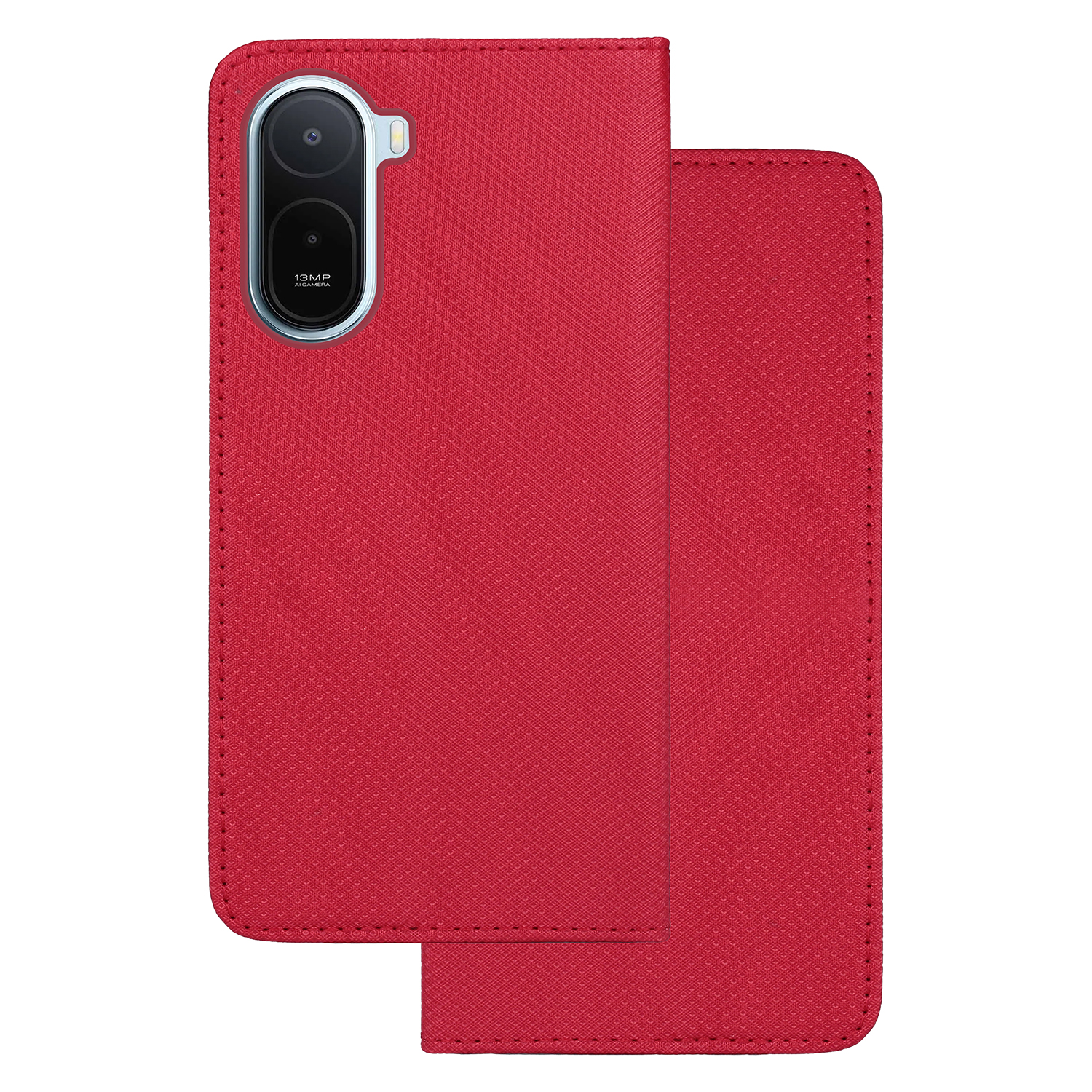 Smart Magnet dėklas Xiaomi Redmi A7 Pro raudonas