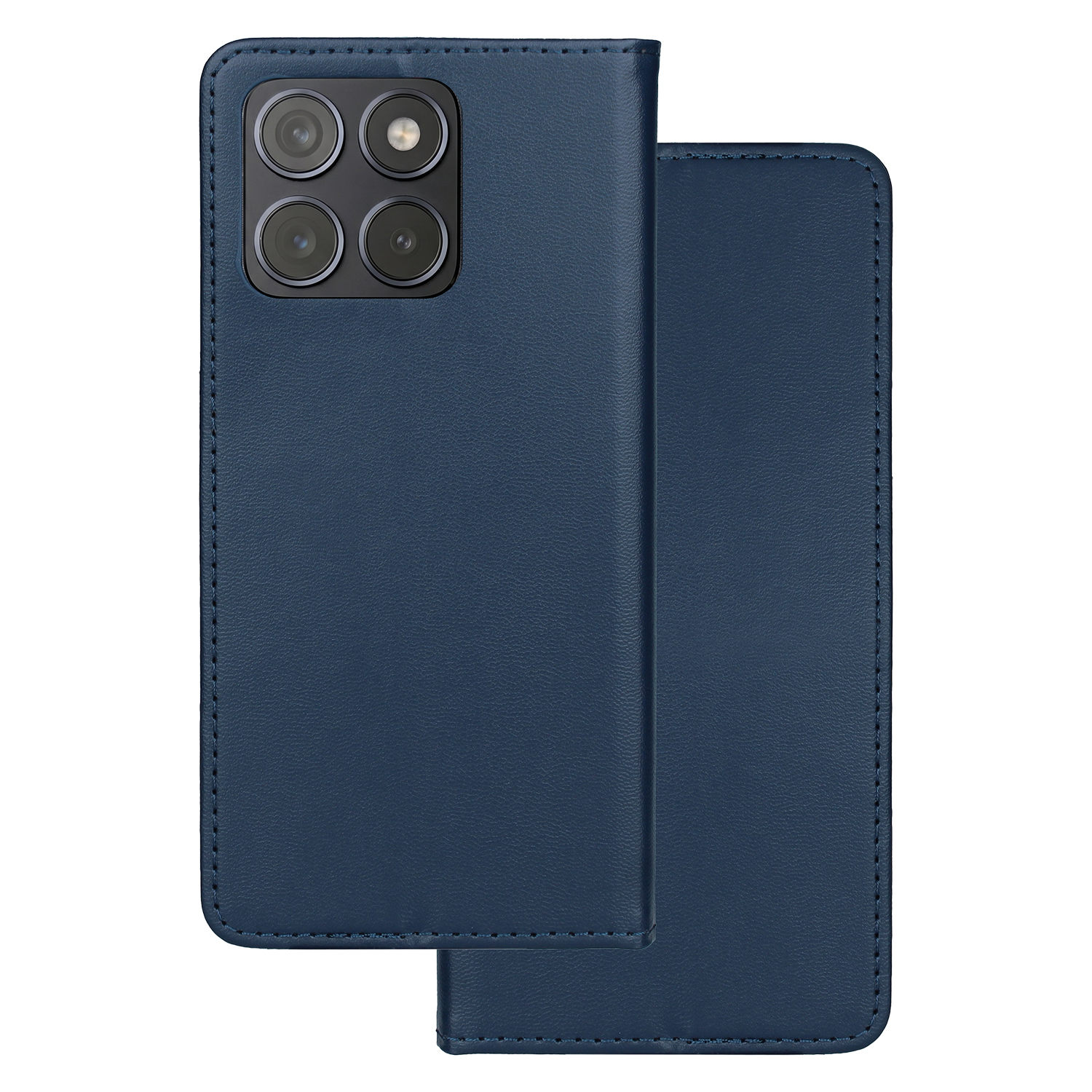 Smart Magnetic dėklas skirtas Motorola Edge 70 Fusion tamsiai mėlynas