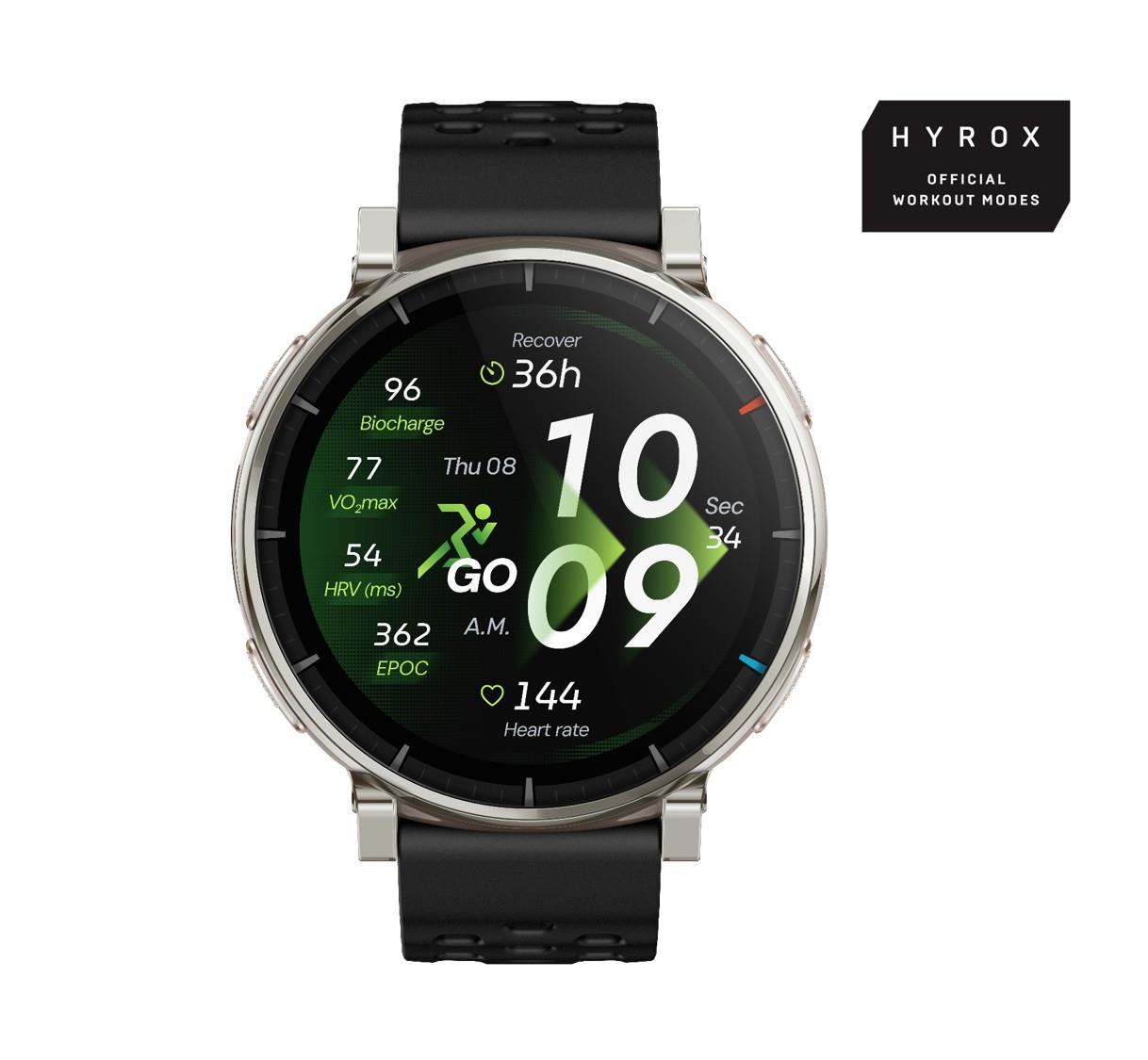 Išmanusis laikrodis Amazfit Active 3 Pro Apex sidabrinis Amazfit