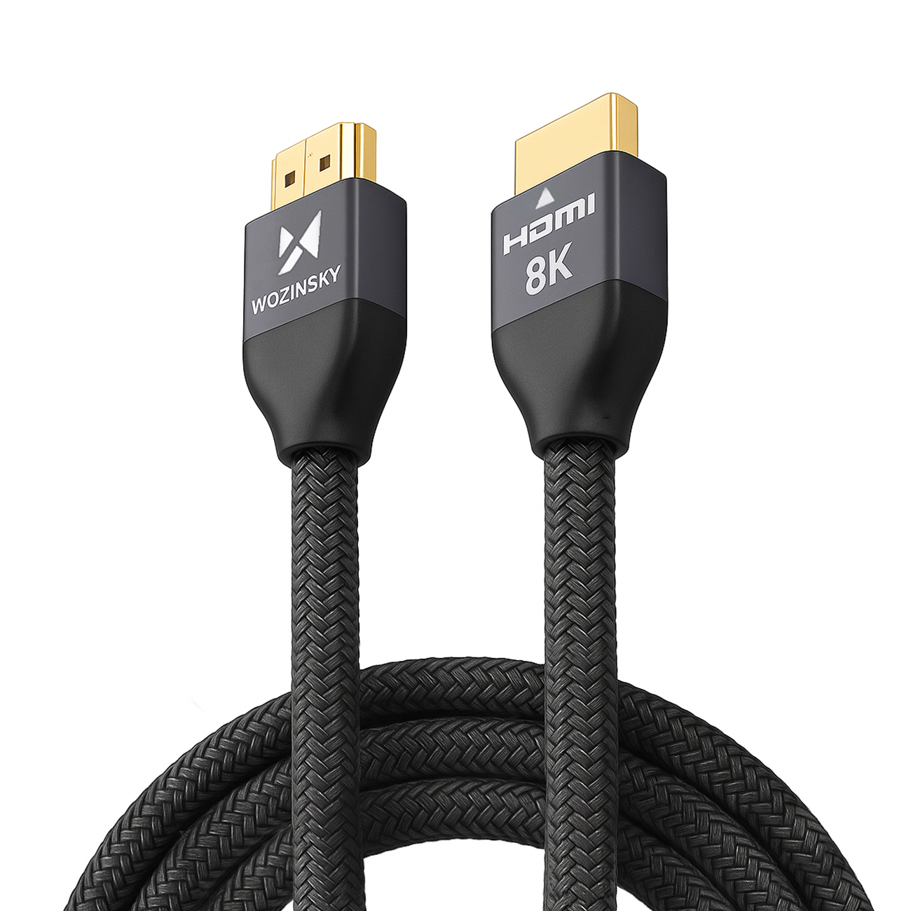 Kabelis (m) HDMI 2.1 8K 60 Hz 48 Gbps / 4K 120 Hz / 2K 144 Hz 3 m sidabrinis (WHDMI-30)