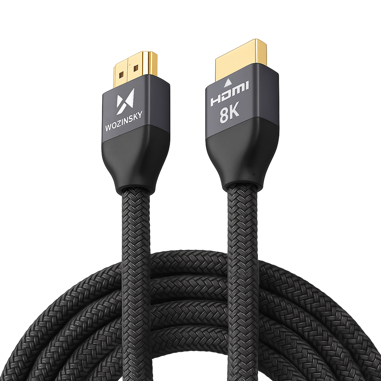 Kabelis (m) HDMI 2.1 8K 60 Hz 48 Gbps / 4K 120 Hz / 2K 144 Hz 5 m sidabrinis (WHDMI-50)