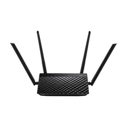 Belaidis maršrutizatorius ASUS 1167 Mbps IEEE 802.11ac 1 WAN 4x10/100M 4 antenos RT-AC1200V2