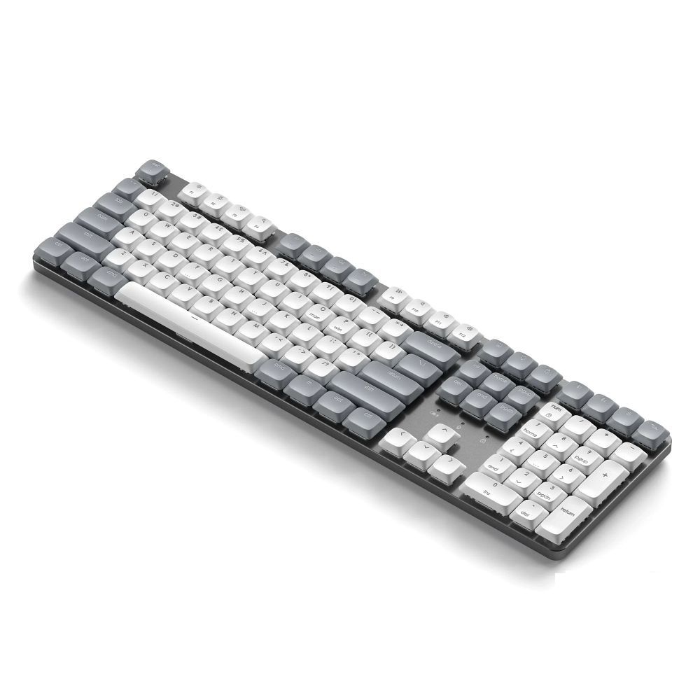 Belaidė mechaninė klaviatūra QWERTY Satechi SM3 Slim Mechanical šviesi