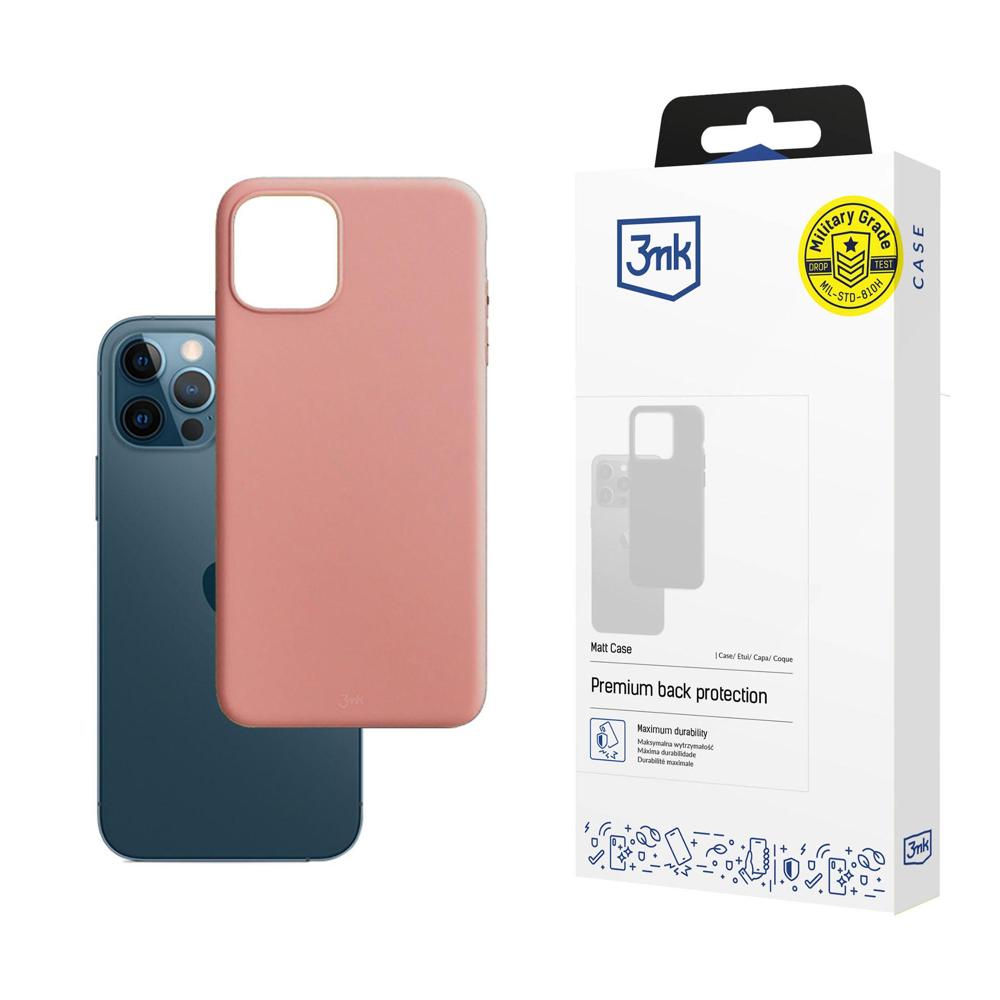 Apple iPhone 12/12 Pro - 3mk Matt Case dėklas lychee