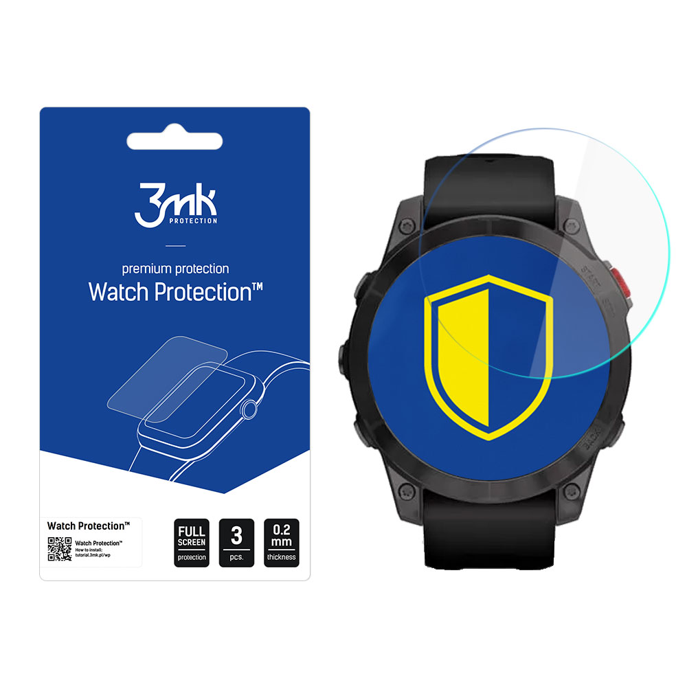 Garmin Epix 2 - 3mk Watch Protection v. FlexibleGlass Lite