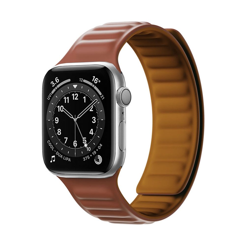 Magnetic Strap Magnetinis Dirželis Apyrankė Apple Watch 38/40mm - ruda