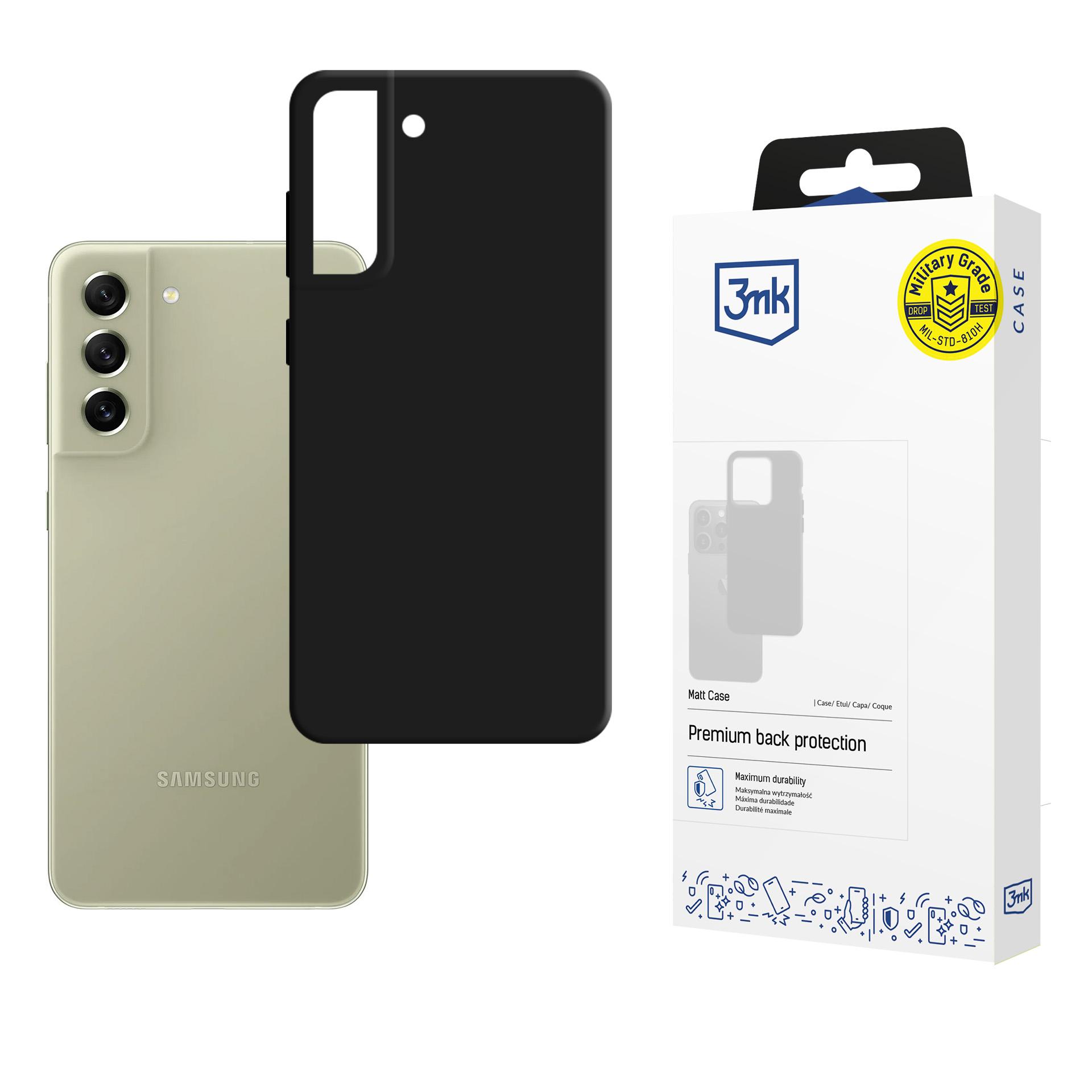 Samsung Galaxy S21 FE 5G - 3mk Matt Case juodas