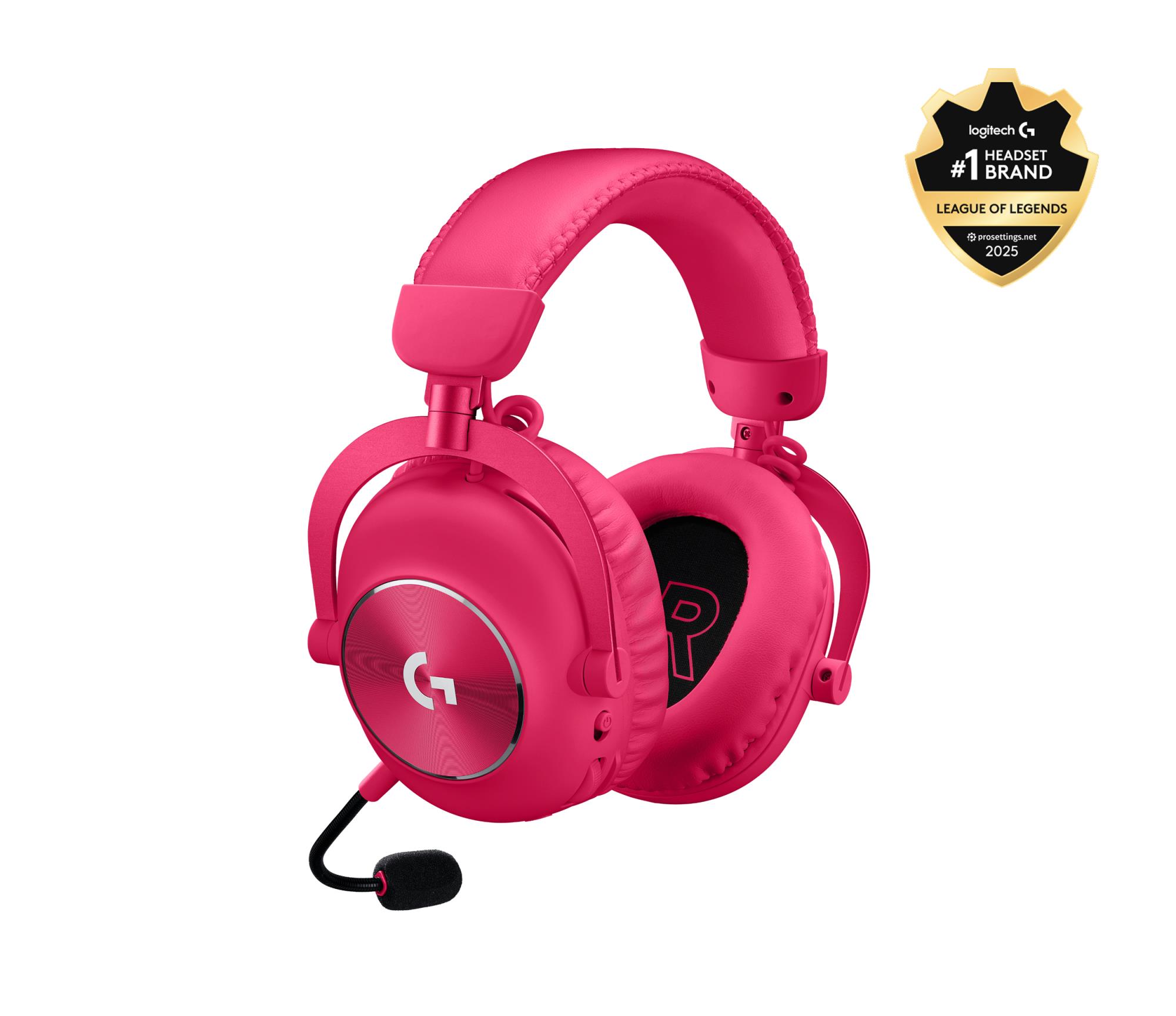 Ausinės su mikrofonu Logitech G Pro X 2 Gaming/Rožinės