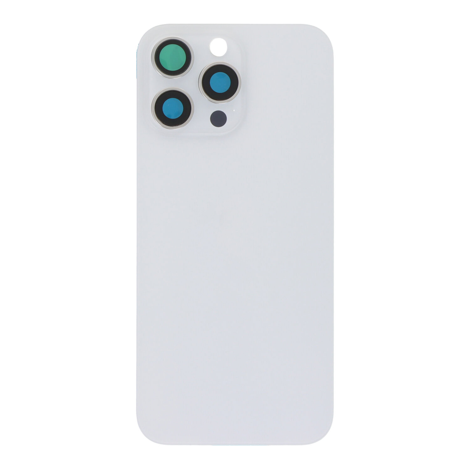 Galinis dangtelis iPhone 16 Pro Max White Titanium (Full Cover / No NFC Flex) OEM