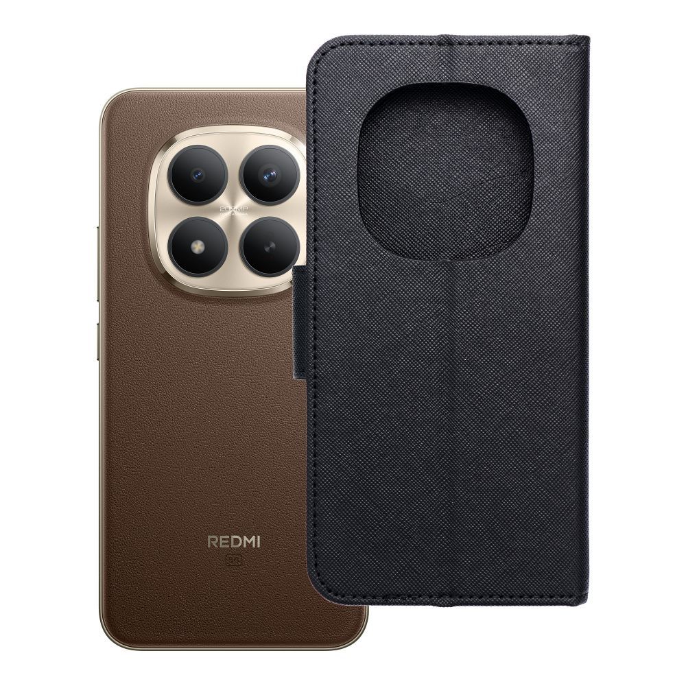 Fancy Book atverčiamas dėklas Xiaomi Redmi Note 15 Pro Plus 5G juodas