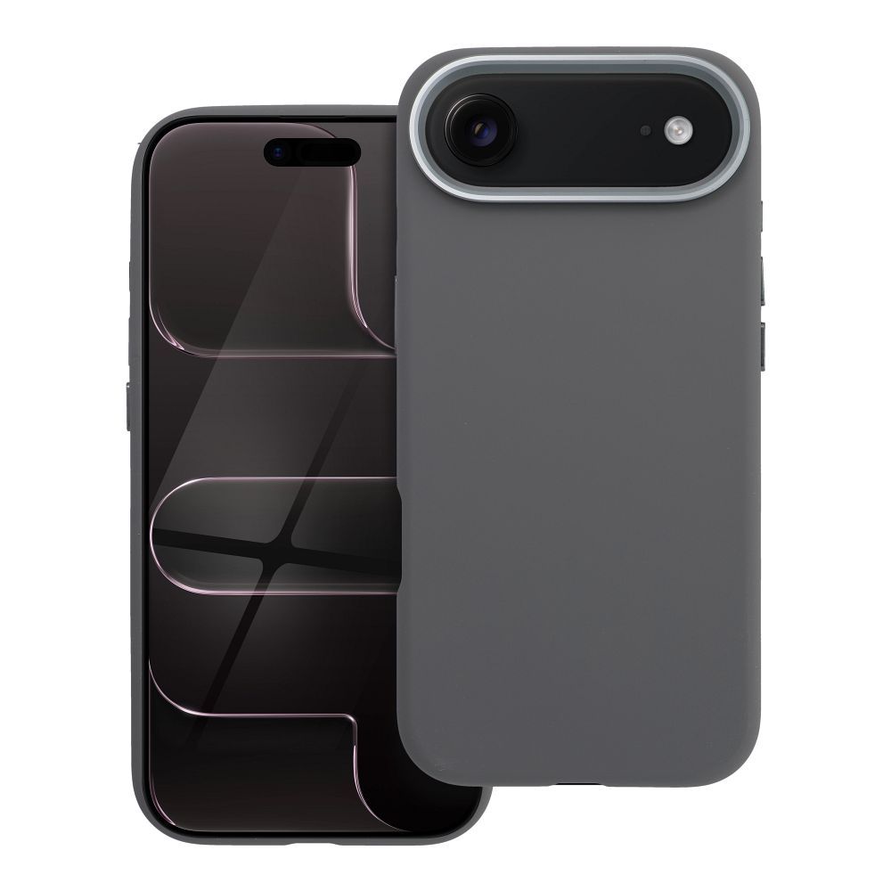 Case for iPhone 17 AIR Forcell F-Protect Frame Premium compatible with Magsafe gray