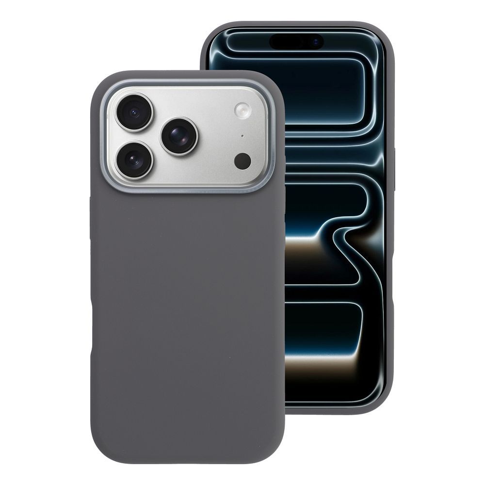 Dėklas telefonui iPhone 17 PRO Forcell F-Protect Frame Premium suderinamas su Magsafe pilkas