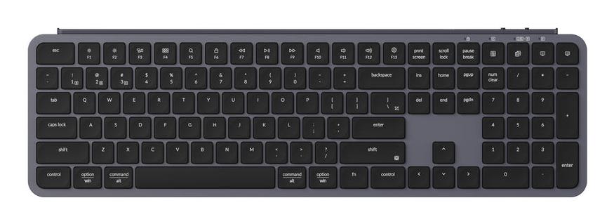 Klaviatūra Keychron WRL B6 Pro/Space Grey
