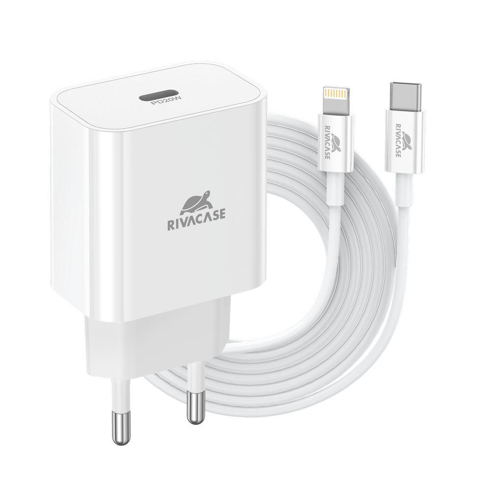 Sieninis mobilus įkroviklis baltas PS4101 WD5 Rivacase