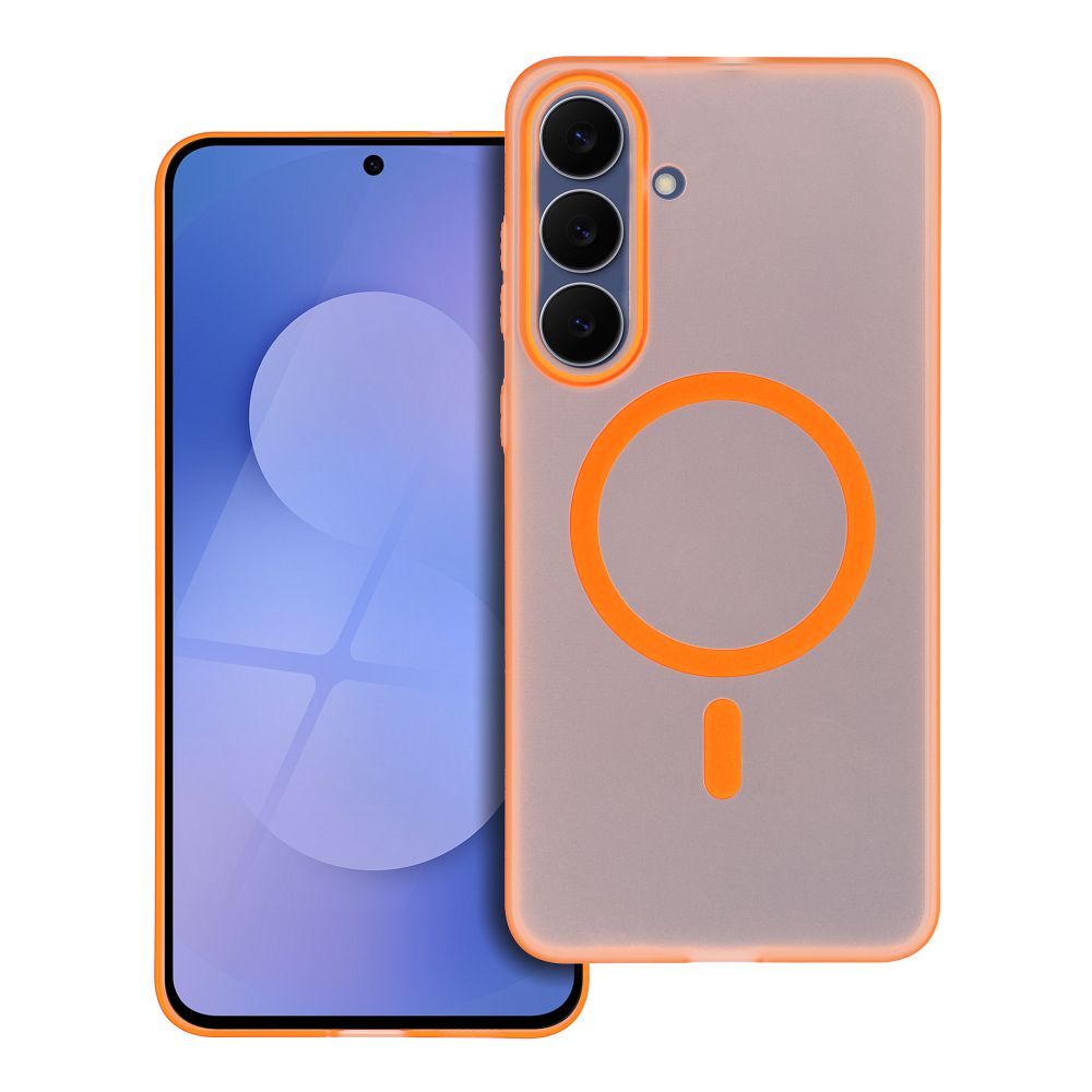 Dėklas Samsung A27 Go Orange suderinamas su MagSafe kosminis oranžinis