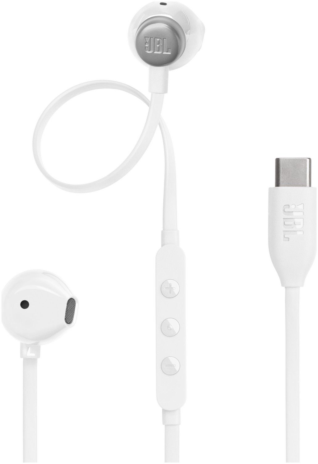 Wire earphones USB C JBL 305C white