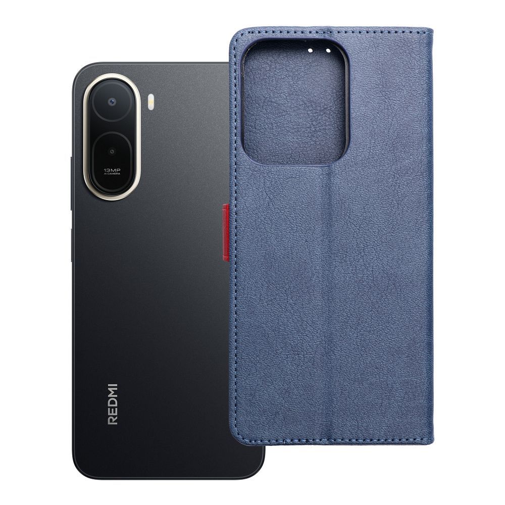 Atverčiamas dėklas Xiaomi Redmi A7 PRO Split Book, tamsiai mėlynas ir raudonas