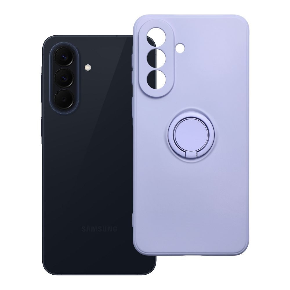 SILIKONINIS RING dėklas for SAMSUNG A57 5G violet