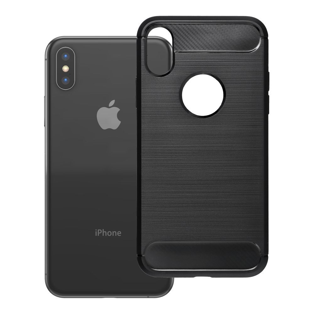 Dėklas iPhone XS Carbon 2.0 juodas