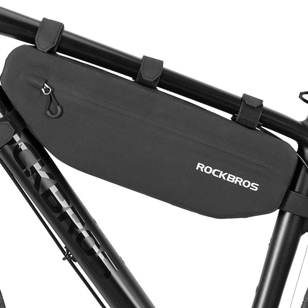 Rockbros AS-043 Velcro dviračio krepšys, 3l - juodas