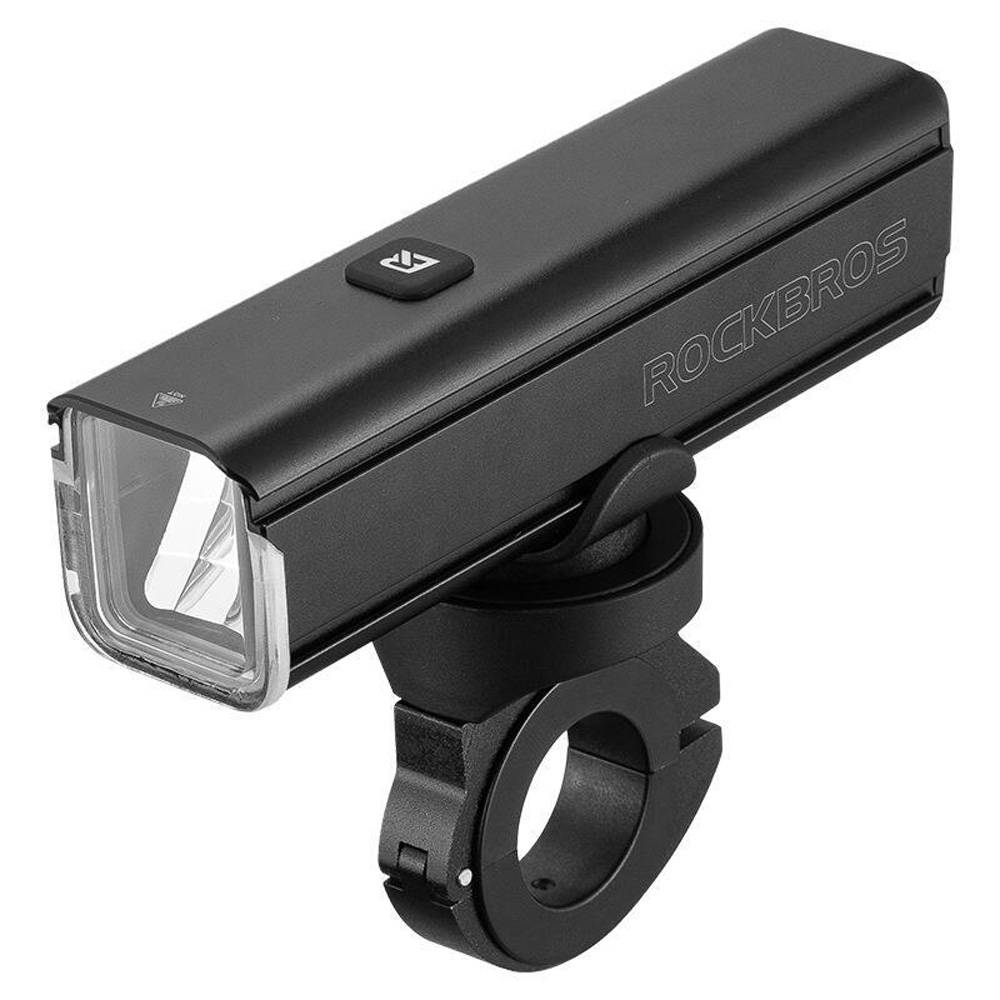 Rockbros 24610002001 priekinis dviračio žibintas 1000 lm + USB-C - USB-A laidas - juodas