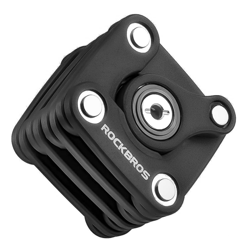 Rockbros WD795 sulankstoma dviračio spyna - juoda