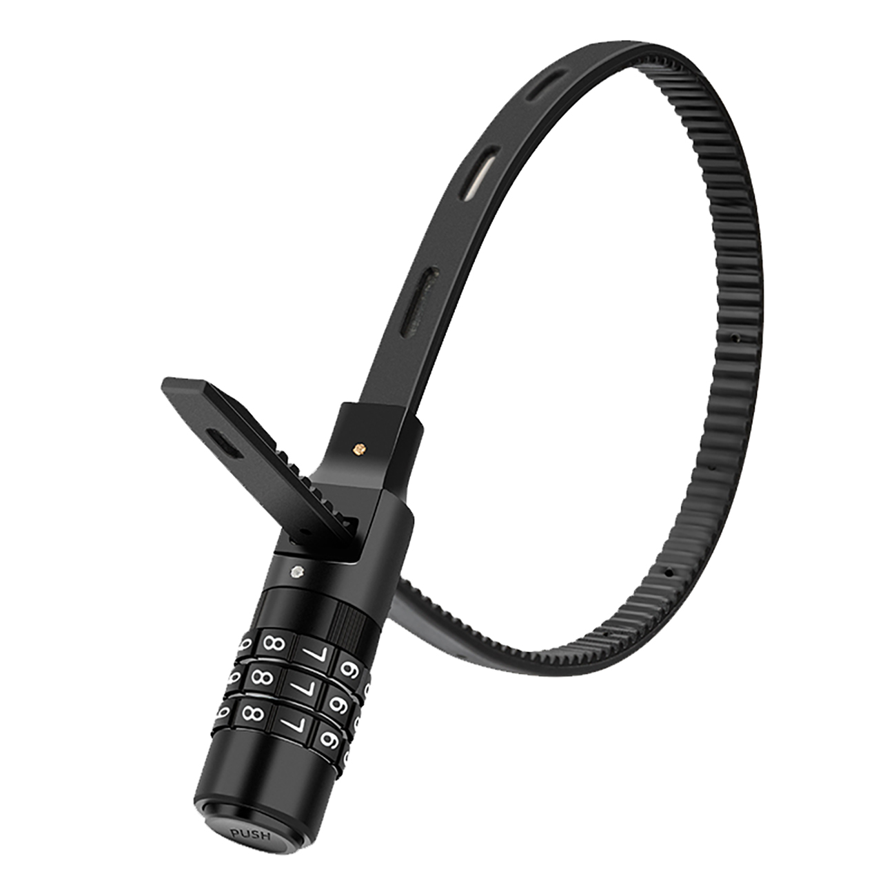 Rockbros 3240001001 0.5 m kodinė dviračio spyna - juoda