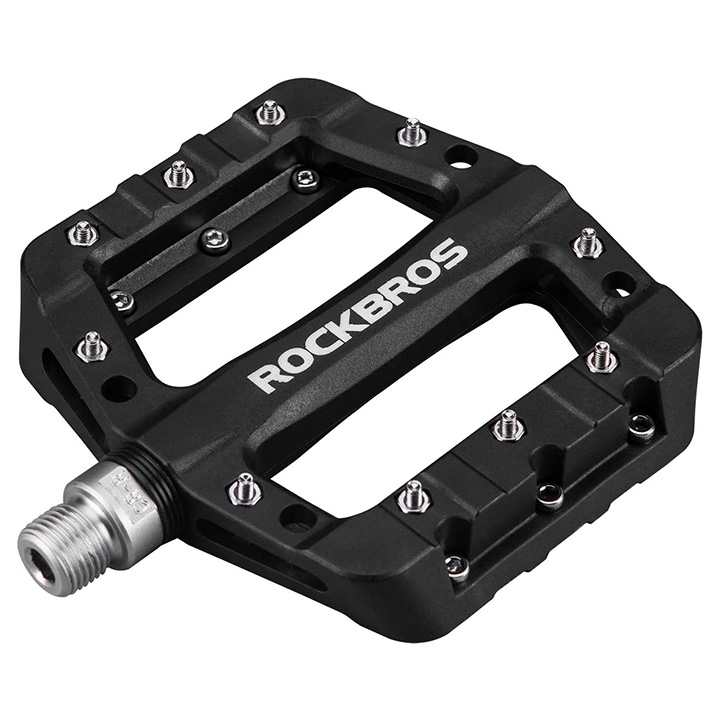 Rockbros 2017-12CBK nailoniniai dviračio pedalai - juodi