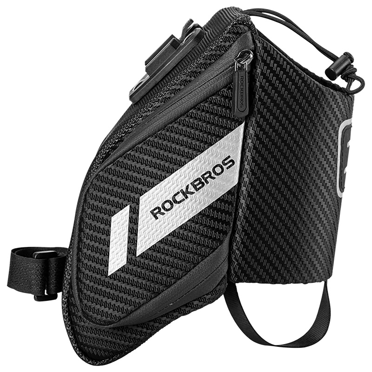 Rockbros C32BK balnelio krepšys 1.5 l su kišene gertuvei - juodas