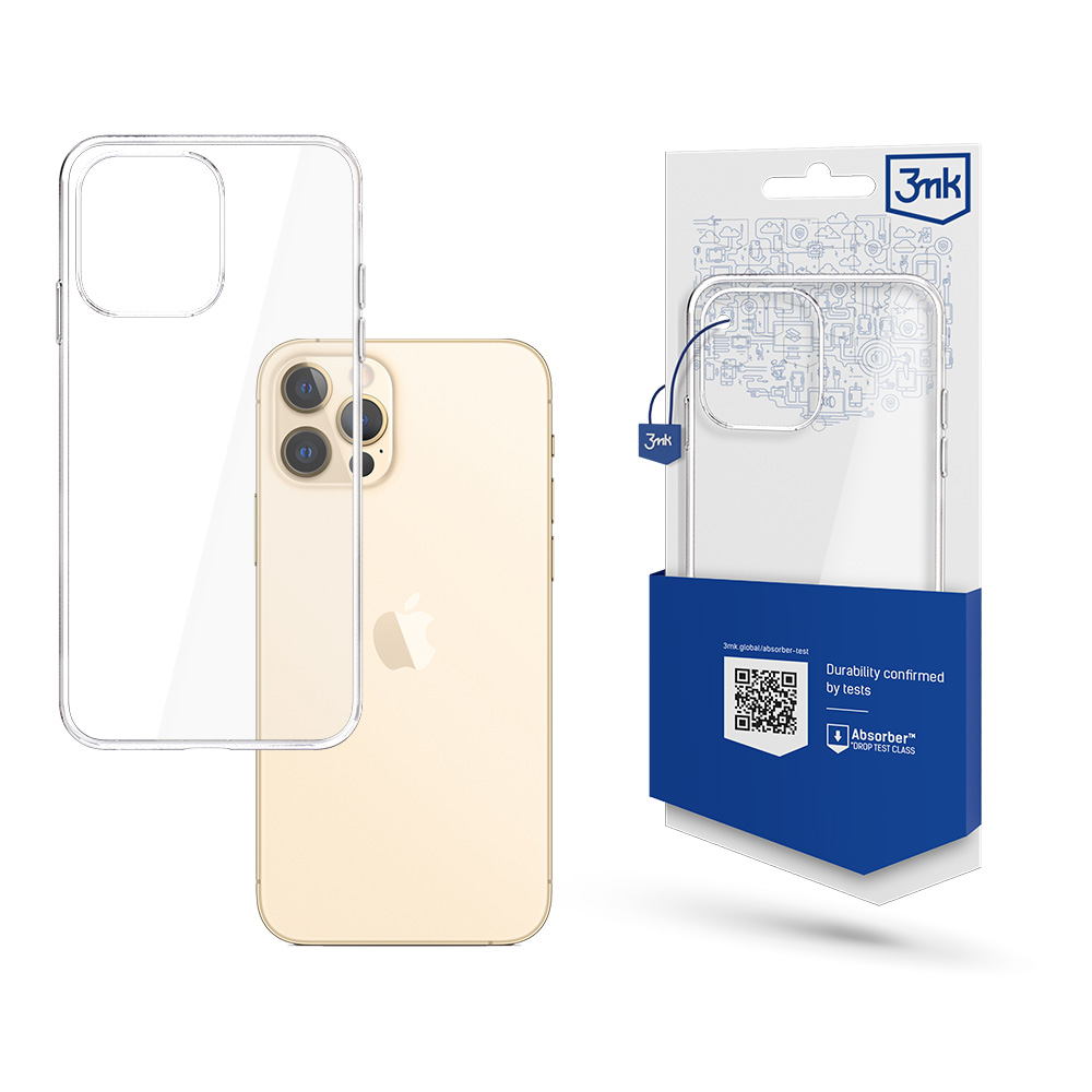 3mk Clear dėklas telefonui iPhone 13 Pro Max - skaidrus