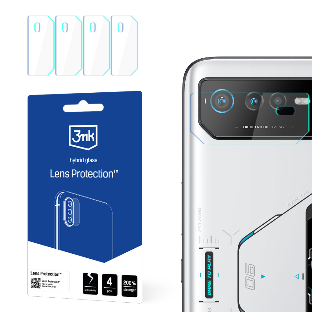 3mk Lens Protection™ hibridinis kameros stiklas Asus ROG Phone 6 / 6 Pro / 6D / 6D Ultimate