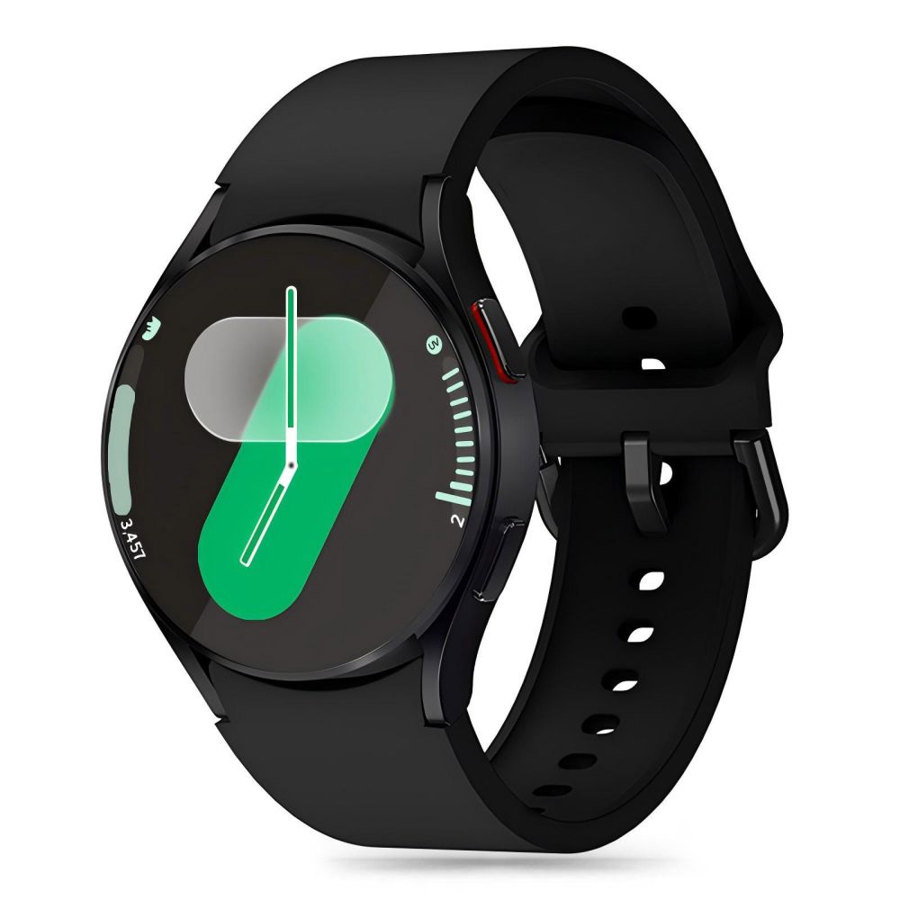 TECH-PROTECT SILICONE SAMSUNG GALAXY WATCH 4 / 5 / 5 PRO / 6 / 7 / FE JUODAS