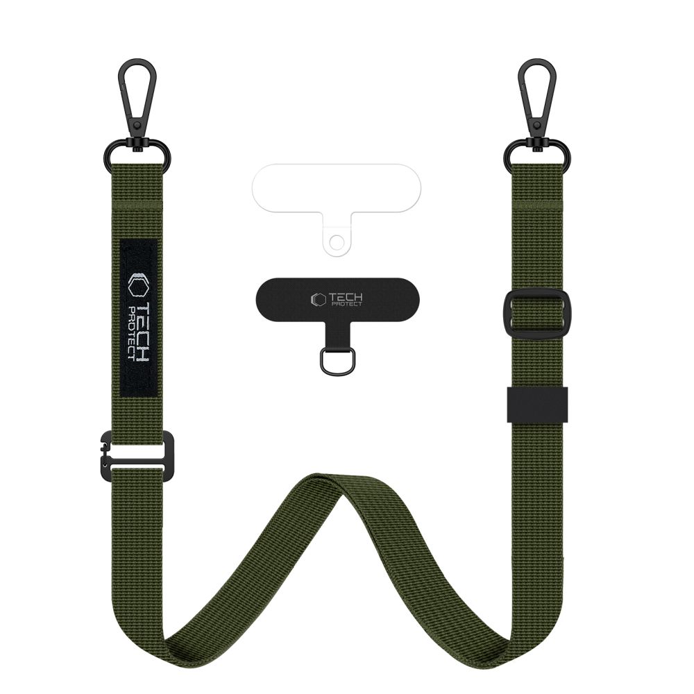 TECH-PROTECT C6S virvinis crossbody dirželis chaki