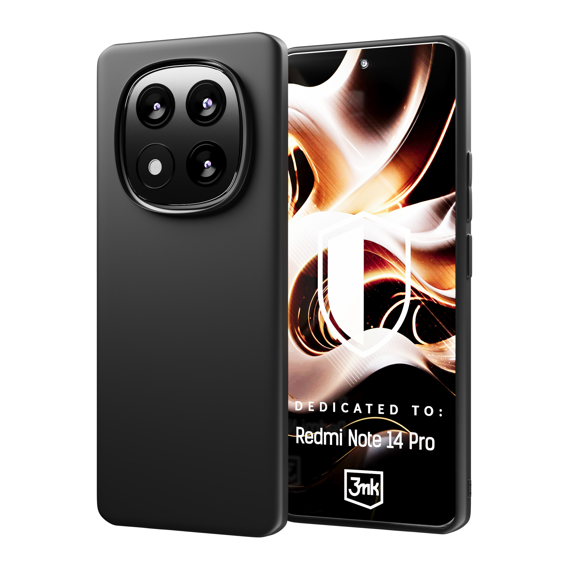 Чехол 3mk Matt для Xiaomi Redmi Note 14 Pro 5G/Poco X7 - чёрный
