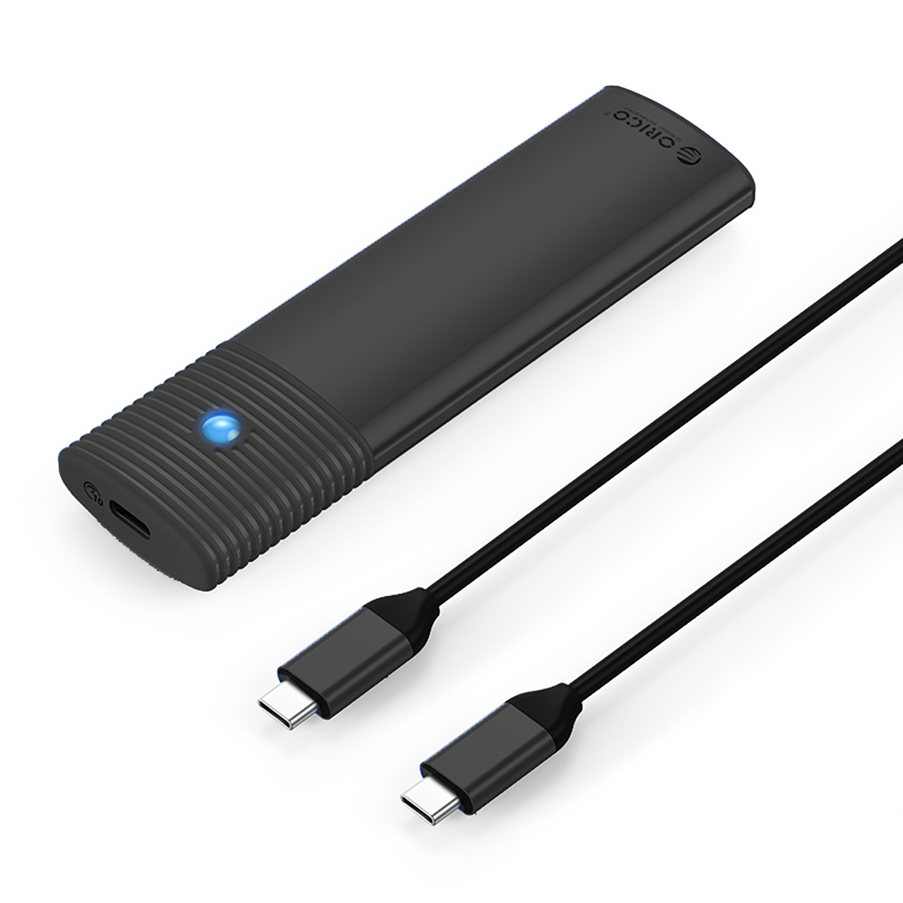 "Orico PWM2 M.2 NGFF SATA USB-C 5 Gb/s" diskinis kaupiklis - juodas
