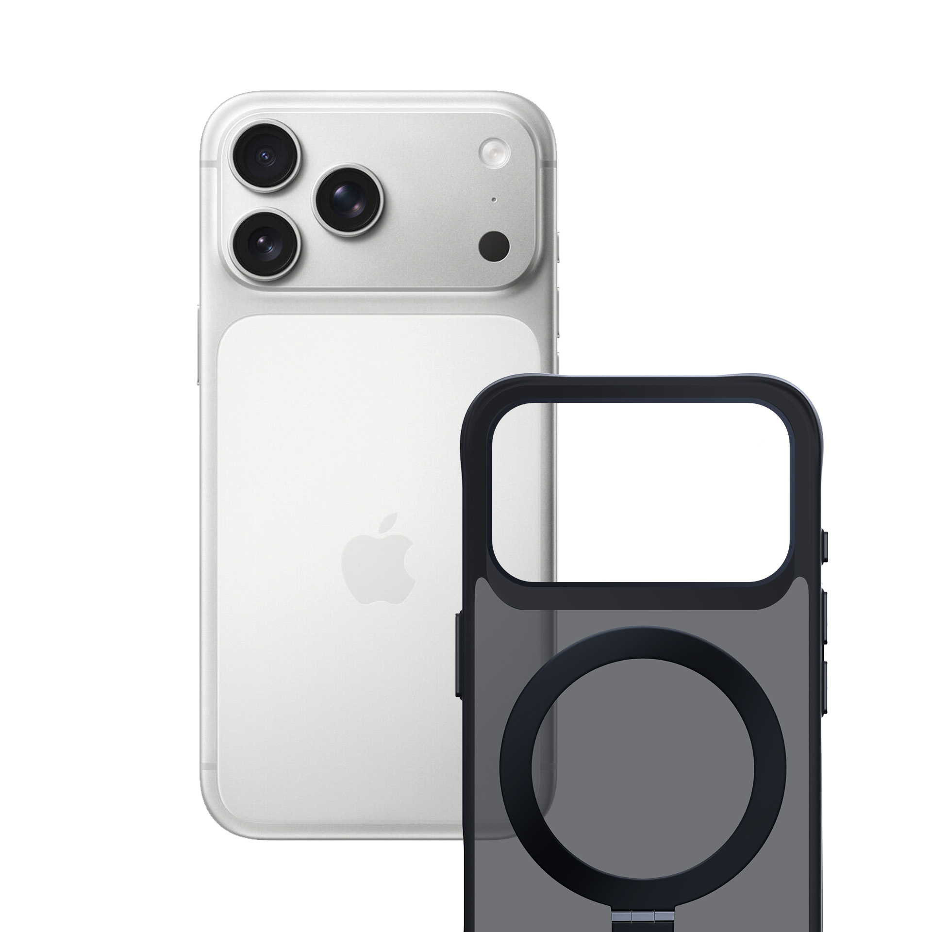 3mk Smoke Case Mag&Stand для iPhone 17 Pro - чёрный